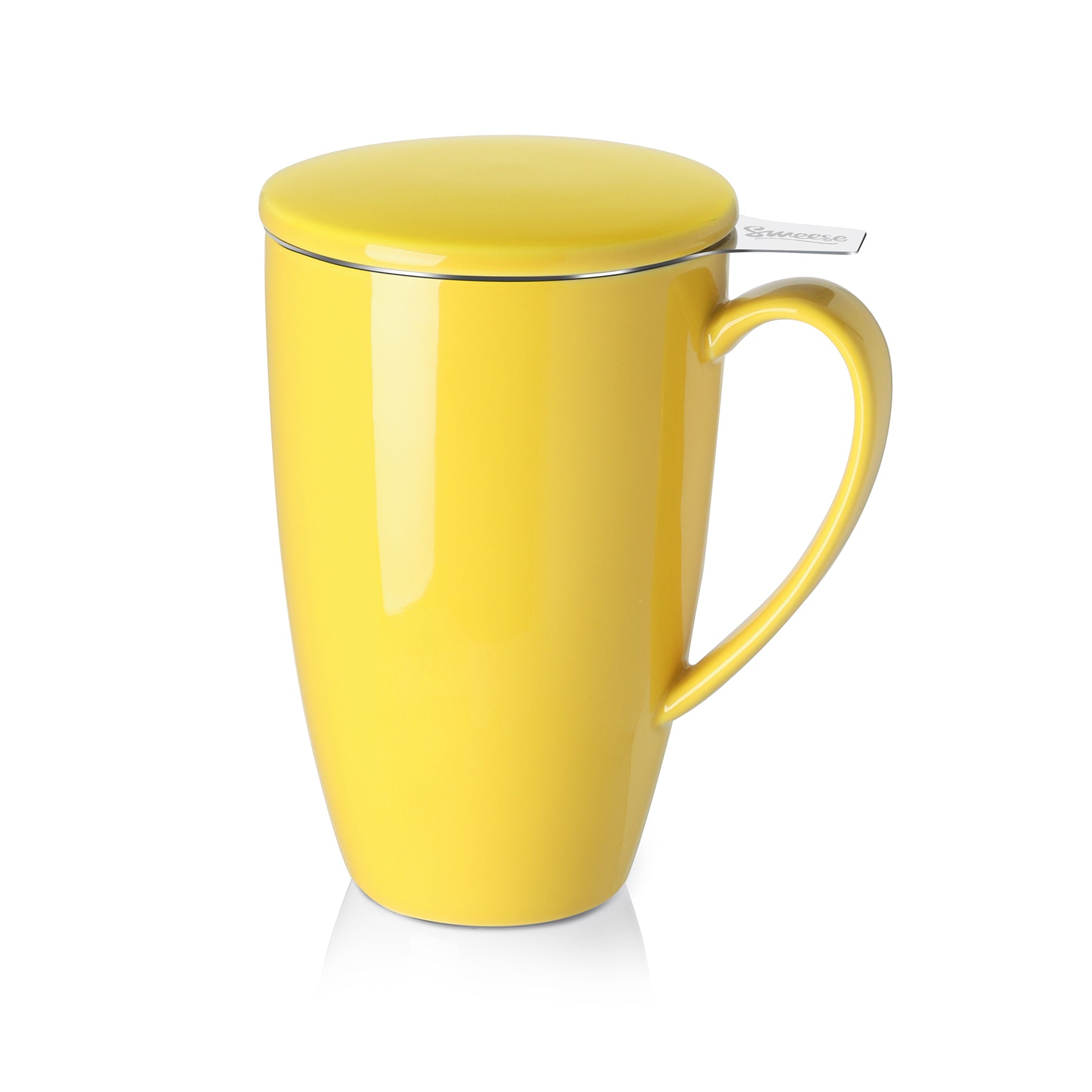  Sweese Porcelain Mugs - 12 Ounce for Coffee, Tea