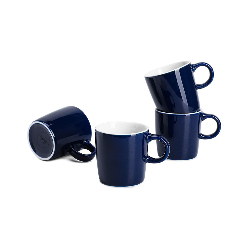 4 X Espresso Cups And Saucers Capacity Cc 75 Height Mm 58