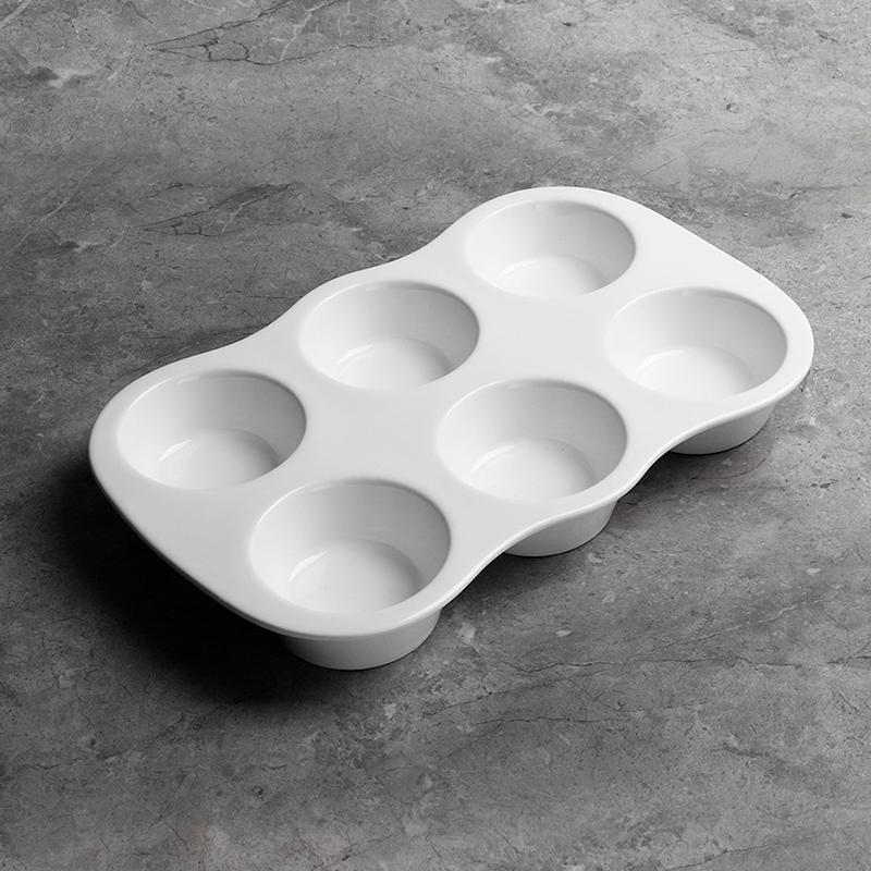 Silicone Bakeware: White Confetti 6-Cup Muffin Pan – The Cook's Nook