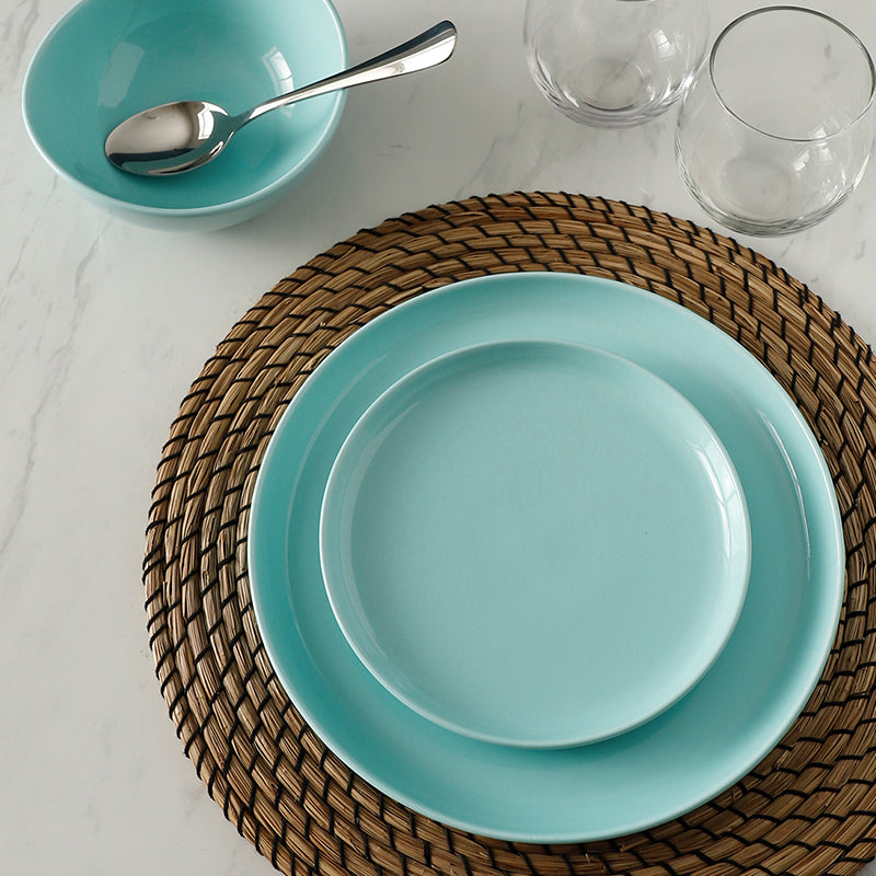 Round Porcelain Plates Set of 6 Sweese
